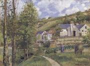 Camille Pissarro A View of L-Hermitogo,near Pontoise oil painting